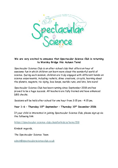 Worsley Bridge Flyer Autumn 2026